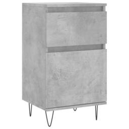 Berkfield Home Sideboard Concrete Grey 40x35x70 cm Engineered Wood - Size: 40 x 35 x 70 cm - thumbnail 1