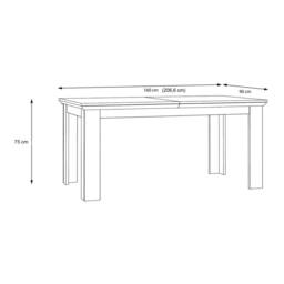 Wyld Haus Silkeborg Extending Dining Table Nelson & Snowy Oak in Natural - thumbnail 5
