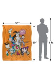 Nickelodeon Invader Zim Group Silky Touch Super Soft Throw Blanket 152 X 127 cm in White - thumbnail 5