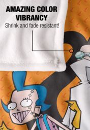 Nickelodeon Invader Zim Group Silky Touch Super Soft Throw Blanket 152 X 127 cm in White - thumbnail 4