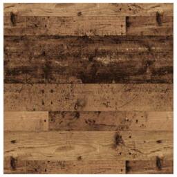 Berkfield Home Coffee Table with Drawers Old Wood 70.5x70x40 cm in Brown - thumbnail 9