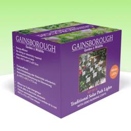 Gainsborough Set of 12 Solar Path Lights, Traditional Warm White LEDs in Black - thumbnail 4