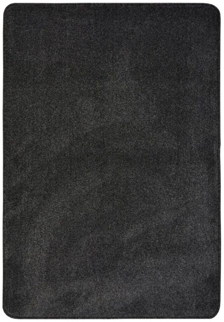 THE RUGS Relay Collection Low Pile Rug in Charcoal - Size: 100 cm x 150 cm - image 1