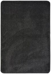 THE RUGS Relay Collection Low Pile Rug in Charcoal - Size: 100 cm x 150 cm - thumbnail 1