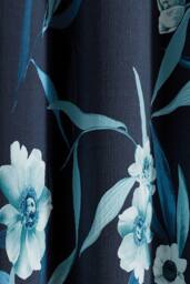 Ted Baker 'Cabana' Cotton Lined Curtains in Navy - Size: 228 cm width x 137 cm drop - thumbnail 3