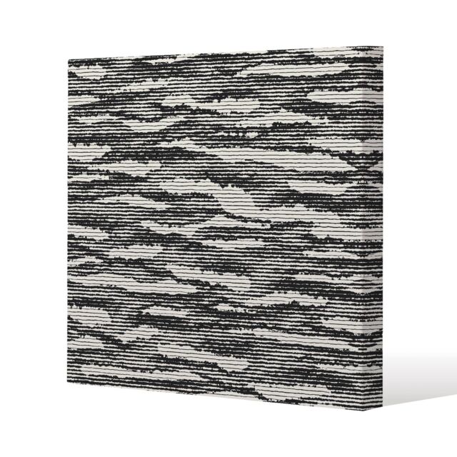 Benjamin Tate Design Grunged Stripes (Canvas Print) / 114 x 114 x 4cm in Natural - Size: 114 x 114 x 4 cm - image 1