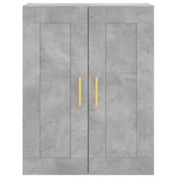 Berkfield Home Highboard Concrete Grey 69.5x34x180 cm Engineered Wood - thumbnail 6