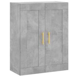 Berkfield Home Highboard Concrete Grey 69.5x34x180 cm Engineered Wood - thumbnail 5