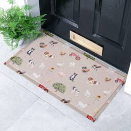 Artsy Mats Farm Life Doormat - Size: 60 cm x 90 cm - thumbnail 1