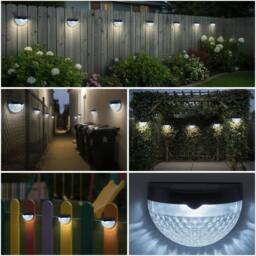 Globrite Solar Lights - Pack of 8 Outdoor Garden Pathway & Deck Lighting, Waterproof Plastic Design in Cool White - thumbnail 5
