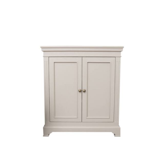 Melody Maison Two Door Small Sideboard/Shoe Cabinet - Daventry Taupe-Grey Range in Taupe - image 1