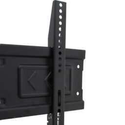 Berkfield Home TV Stand on Wheels 32-70 Inch Screen Max VESA 600x400 mm 60kg in Black - thumbnail 7