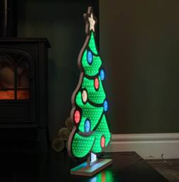 Samuel Alexander 60cm Light up Tree Infinity Decoration with Multi-Coloured LEDs - thumbnail 4