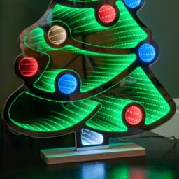 Samuel Alexander 60cm Light up Tree Infinity Decoration with Multi-Coloured LEDs - thumbnail 7