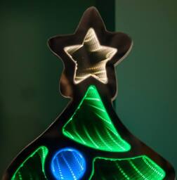 Samuel Alexander 60cm Light up Tree Infinity Decoration with Multi-Coloured LEDs - thumbnail 5