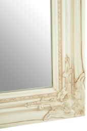 Orsina Stunning Gold Finish Wall Mirror, Decorative Functional Hallway Mirror For Livingroom, Elegant Modern Mirror in White - thumbnail 4