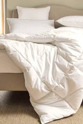 CHRISTY Classic Filled Non-Feather All Season 10.5 Tog Duvet in White - Size: Single - thumbnail 2