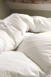 CHRISTY Classic Filled Non-Feather All Season 10.5 Tog Duvet in White - Size: Single - thumbnail 4
