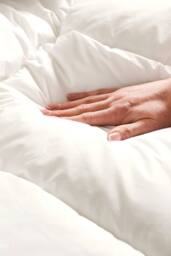 CHRISTY Classic Filled Non-Feather All Season 10.5 Tog Duvet in White - Size: Single - thumbnail 3