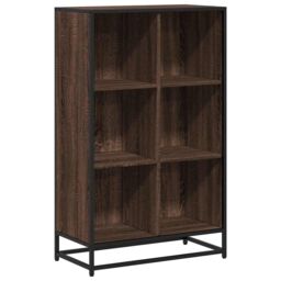 Berkfield Home Book Cabinet Brown Oak 65.5x33x107.5 cm Engineered Wood - thumbnail 2