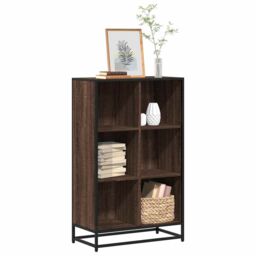 Berkfield Home Book Cabinet Brown Oak 65.5x33x107.5 cm Engineered Wood - thumbnail 1