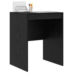Berkfield Home Writing Desk Black oak Engineered wood 60 x 50 x 76 cm - thumbnail 3