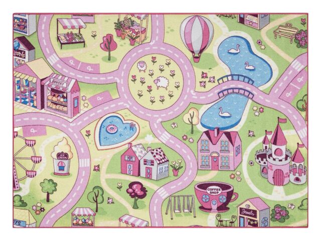 RugsX Rebel Roads Rug in Pink - Size: 95 cm x 133 cm - image 1