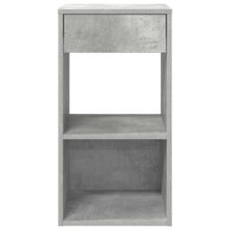 Berkfield Home Bedside Cabinets with Drawer 2 pcs Concrete Grey 35x34x66.5 cm - thumbnail 4