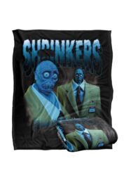 Warner Brothers Beetlejuice 50x60 Shrinkers Silky Touch Super Soft Throw Blanket in White - thumbnail 2