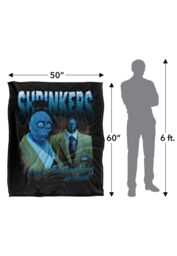 Warner Brothers Beetlejuice 50x60 Shrinkers Silky Touch Super Soft Throw Blanket in White - thumbnail 5