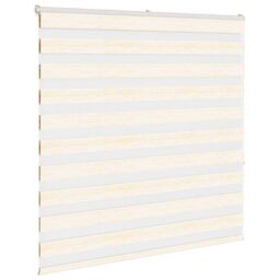 Berkfield Home Zebra Blind Marble Beige 140x150 cm Fabric Width 135.9 cm Polyester - thumbnail 3