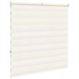 Berkfield Home Zebra Blind Marble Beige 140x150 cm Fabric Width 135.9 cm Polyester - thumbnail 4