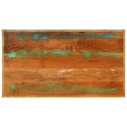 Berkfield Home Coffee Table 100x55x45 cm Solid Wood Reclaimed in Black - Size: 100 x 55 x 45 cm - thumbnail 4