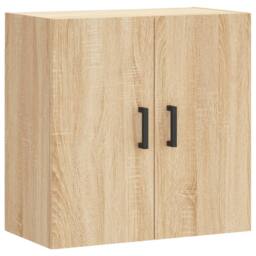 Berkfield Home Wall Cabinet Sonoma Oak 60x31x60 cm Engineered Wood in Light Tan - Size: 60 x 31 x 60 cm