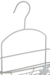 Orsina Paradise 2 Tier Soap Dish Shower Caddy in White - thumbnail 3