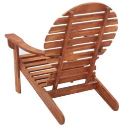 Berkfield Home Durable Adirondack Chair Solid Acacia Wood in Brown - thumbnail 4