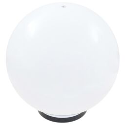 Berkfield Home LED Bowl Lamps 2 pcs Spherical 40 cm PMMA in White - thumbnail 4
