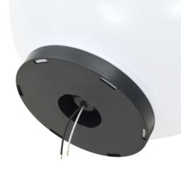 Berkfield Home LED Bowl Lamps 2 pcs Spherical 40 cm PMMA in White - thumbnail 6