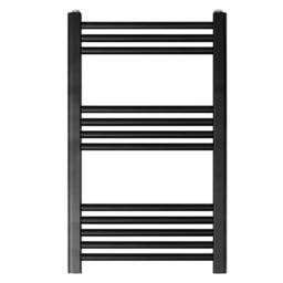 Balterley Straight Heated Towel Rail Radiator, 239W, 500 x 800mm, Anthracite in Grey - thumbnail 1
