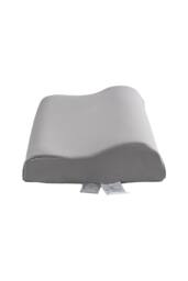 Living and Home Cooling Memory Foam Pillow with Removable Cover in Grey - thumbnail 4