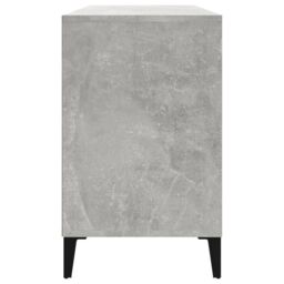 Berkfield Home Shoe Cabinet Concrete Grey 102x36x60 cm Engineered Wood - Size: 102 x 36 x 60 cm - thumbnail 6