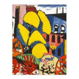 "Artery8 Trees Urban Landscape Henry Lyman Sayen Wall Art Poster Print - Size: W12"" x H16""" - thumbnail 1