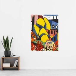 "Artery8 Trees Urban Landscape Henry Lyman Sayen Wall Art Poster Print - Size: W12"" x H16""" - thumbnail 4