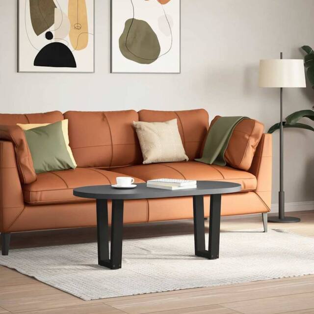 Berkfield Home Dining Table Legs V-Shape 2 pcs Black 28x(42-43.3) cm Steel - image 1