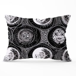 Black White Moon and Sun Cushions