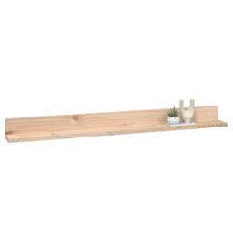 Berkfield Home Wall Shelves 2 pcs 110x11x9 cm Solid Wood Pine in Natural - Size: 110 x 11 x 9 cm - thumbnail 6