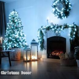 Garwarm LED Christmas Tree Lights Outdoor Fairy Lights String Lights in White - thumbnail 5