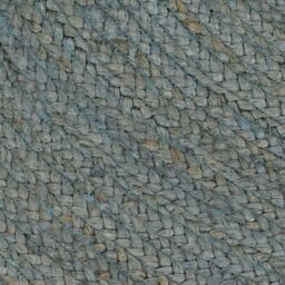 Berkfield Home Handmade Rug Jute Round 150 cm Olive Green - Size: 100 cm diameter - thumbnail 5