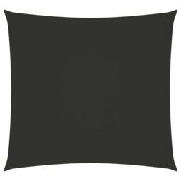 Berkfield Home Sunshade Sail Oxford Fabric Square 7x7 m Anthracite in Black - thumbnail 1