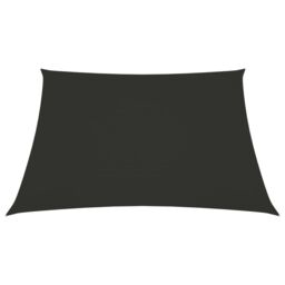 Berkfield Home Sunshade Sail Oxford Fabric Square 7x7 m Anthracite in Black - thumbnail 2